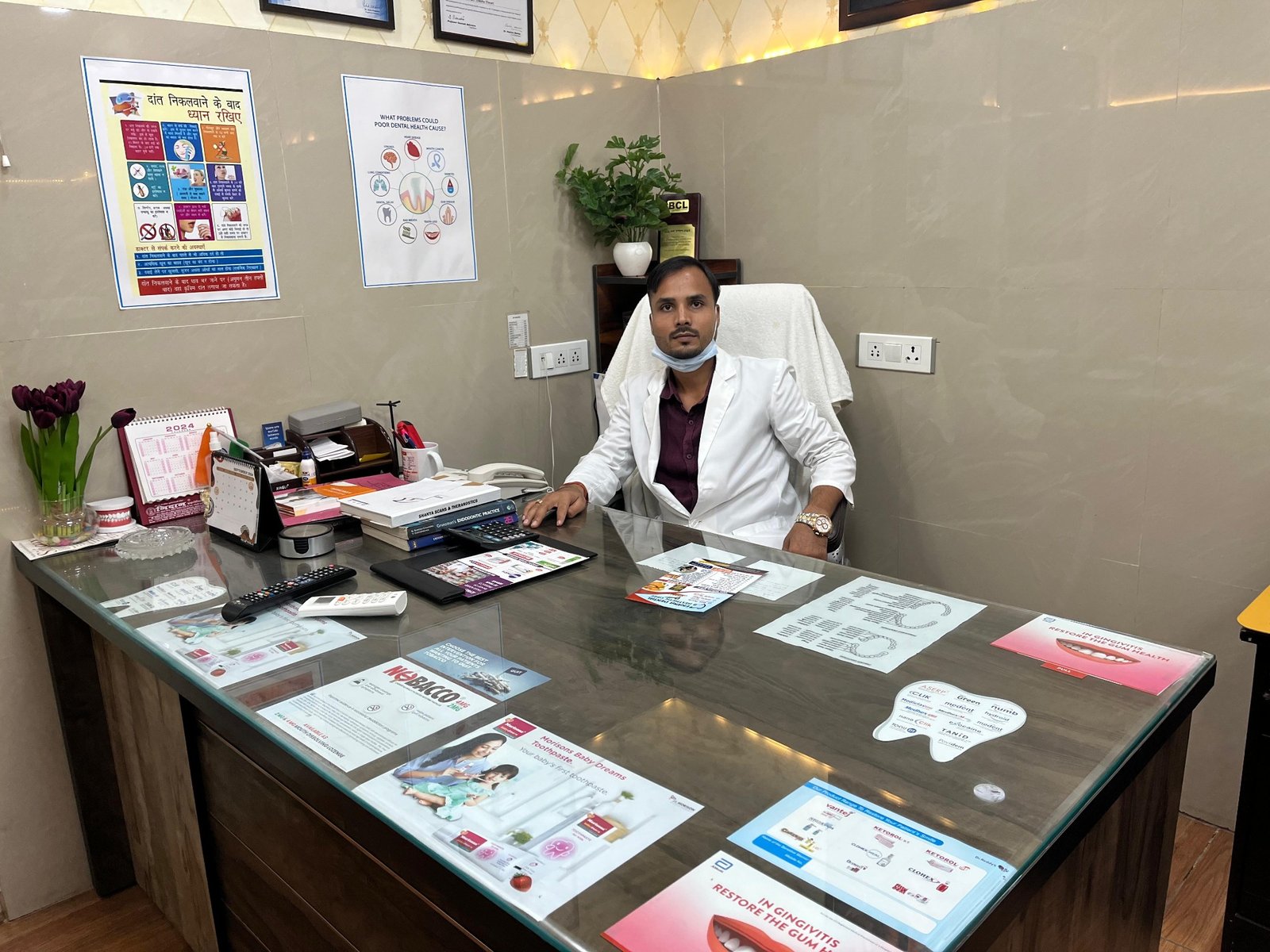 Dr Akash Mishra at Lucknow Dental and Maxillofacial Centre